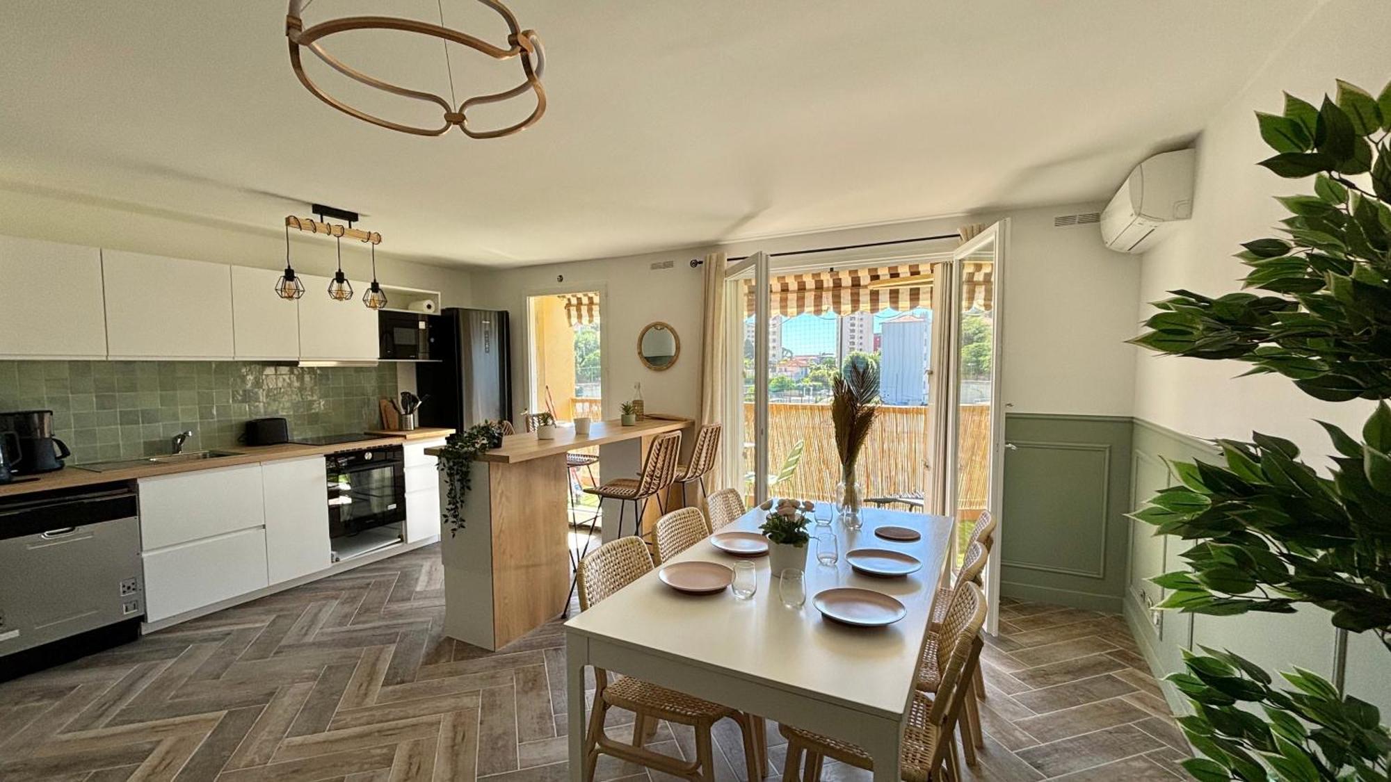 Modern & Cosy 3 Bedrooms Train Tramway Nice Bagian luar foto